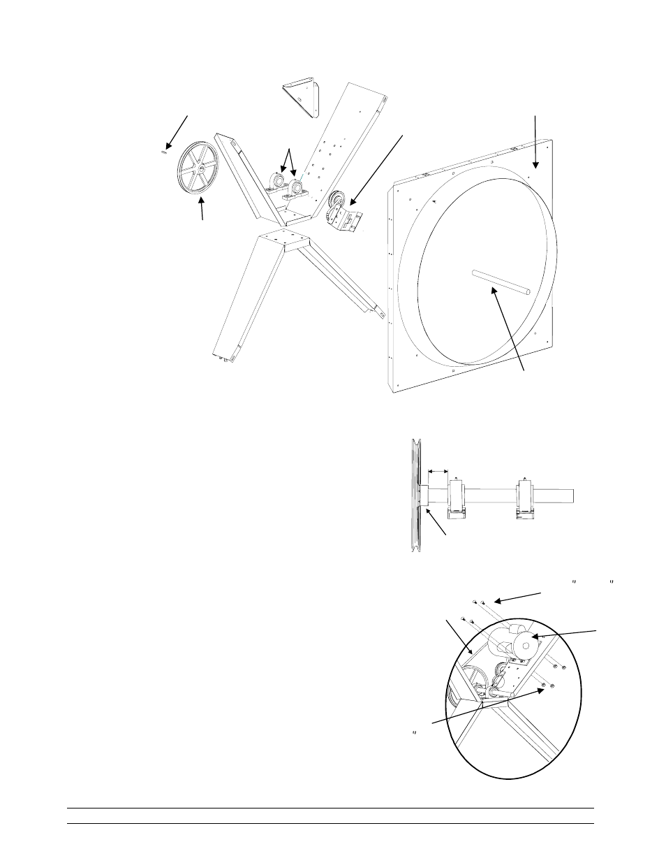 Hired-Hand Mega Flow SlantWall Fans: 36 48 & 52 Mega Flow Cone Fan Unassembled User Manual | Page 6 / 12