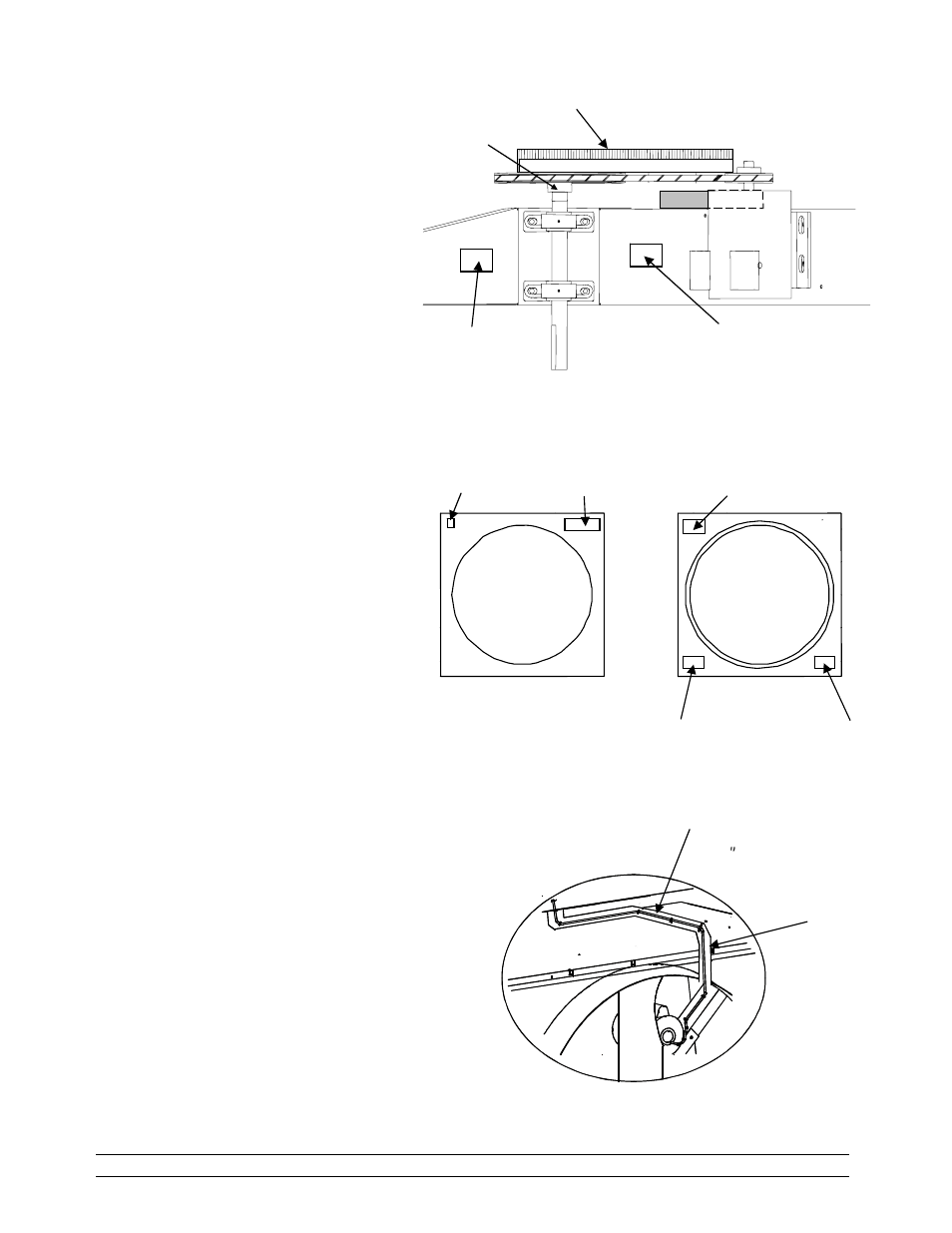 Mega flow, Fan & cone installation, Detail g | Detail i | Hired-Hand Mega Flow SlantWall Fans: 36 48 & 52 Mega Flow Cone Fan Unassembled User Manual | Page 8 / 12