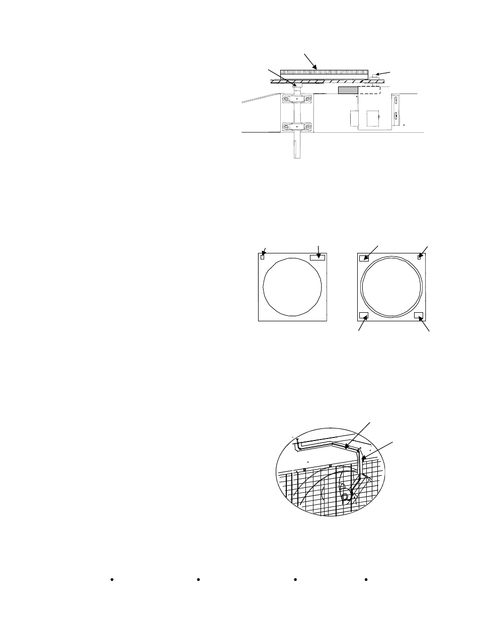 Detail j, Detail h, Detail i | Hired-Hand Mega Flow SlantWall Fans: UNASSEMBLED BELT DRIVE METAL FAN 48 & 52 Slant Wal User Manual | Page 4 / 4