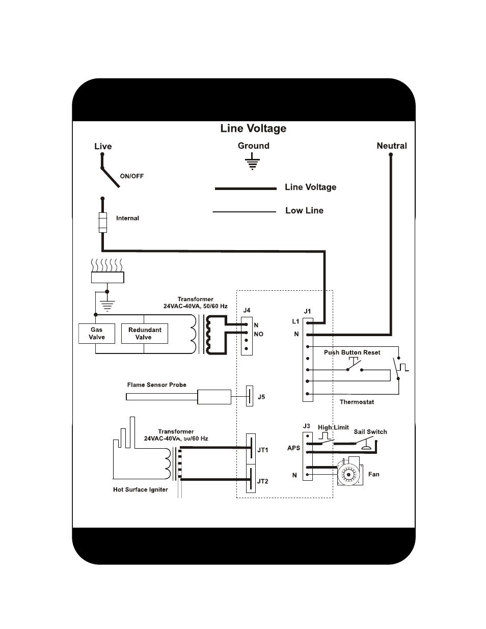 Ladder type schematic diagram | Hired-Hand Super-Savers (Forced Air Heaters) XL: Maywick SS-225-XL Rev 6-09A User Manual | Page 11 / 23