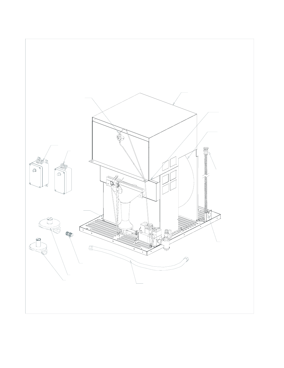 Parts & assemblies | Hired-Hand Super-Savers (Forced Air Heaters) XL: Maywick SS-225-XL Rev 6-09A User Manual | Page 19 / 23