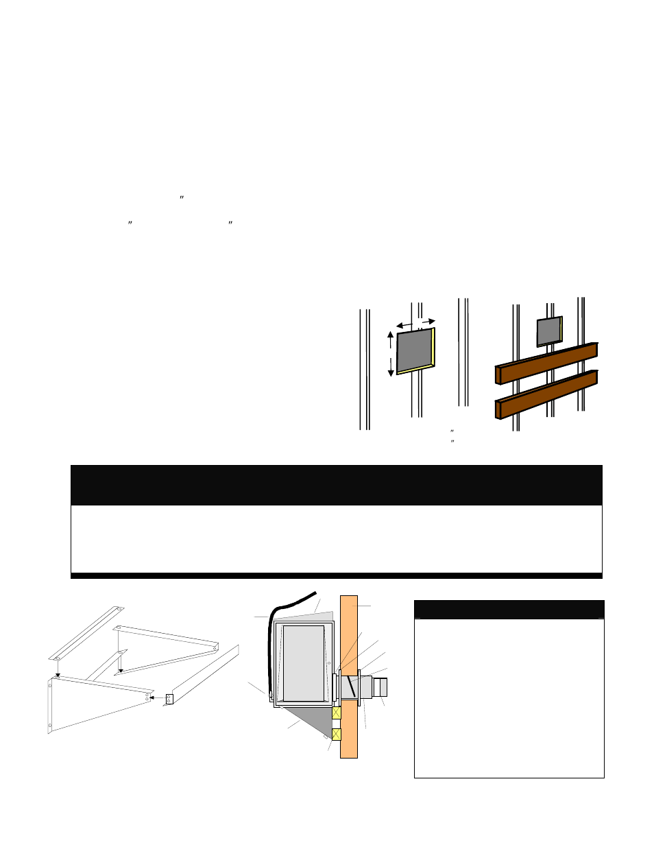 Outside mount (optional), Detail c, Detail d | Hired-Hand Super-Savers (Forced Air Heaters) XL: Maywick SS-225-XL Rev 6-09A User Manual | Page 8 / 23