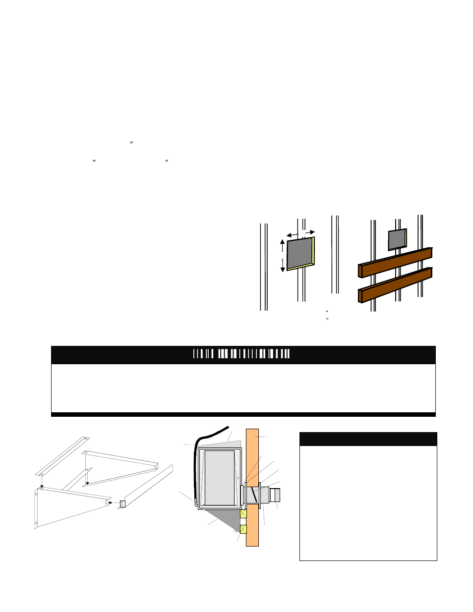 Outside mount (optional), Detail c, Detail d | Hired-Hand Super-Savers (Forced Air Heaters) XL: Maywick SS-225-XL Rev 6-09 User Manual | Page 8 / 21
