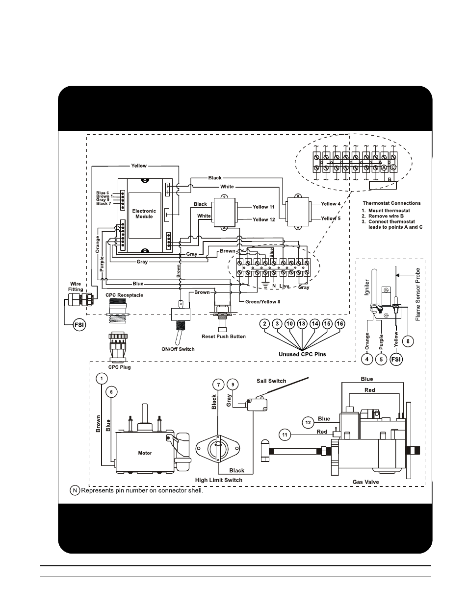 Component and wiring diagram | Hired-Hand Super-Savers (Forced Air Heaters) XL: SS-225-XL User Manual | Page 13 / 26