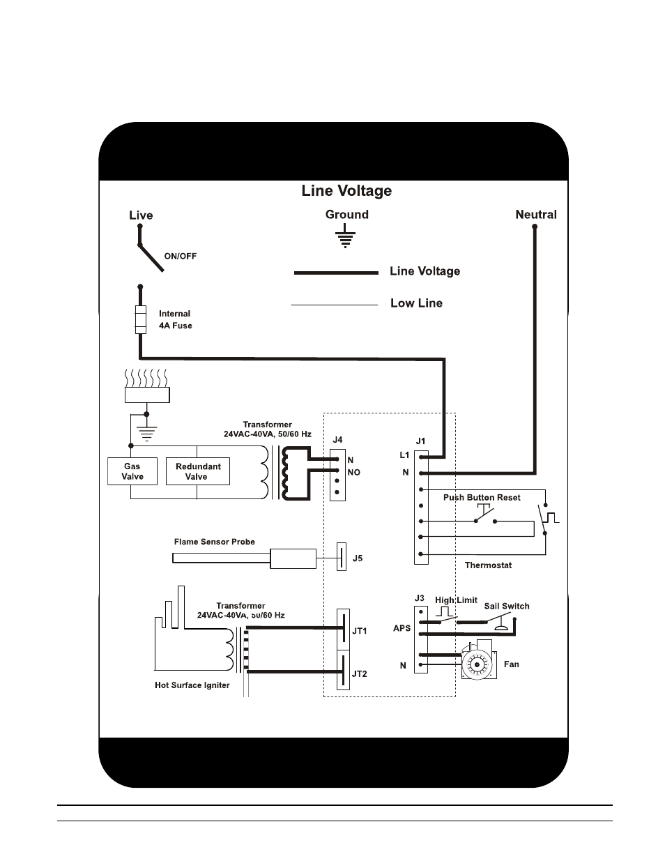 Ladder type schematic diagram | Hired-Hand Super-Savers (Forced Air Heaters) XL: SS-225-XL User Manual | Page 14 / 26