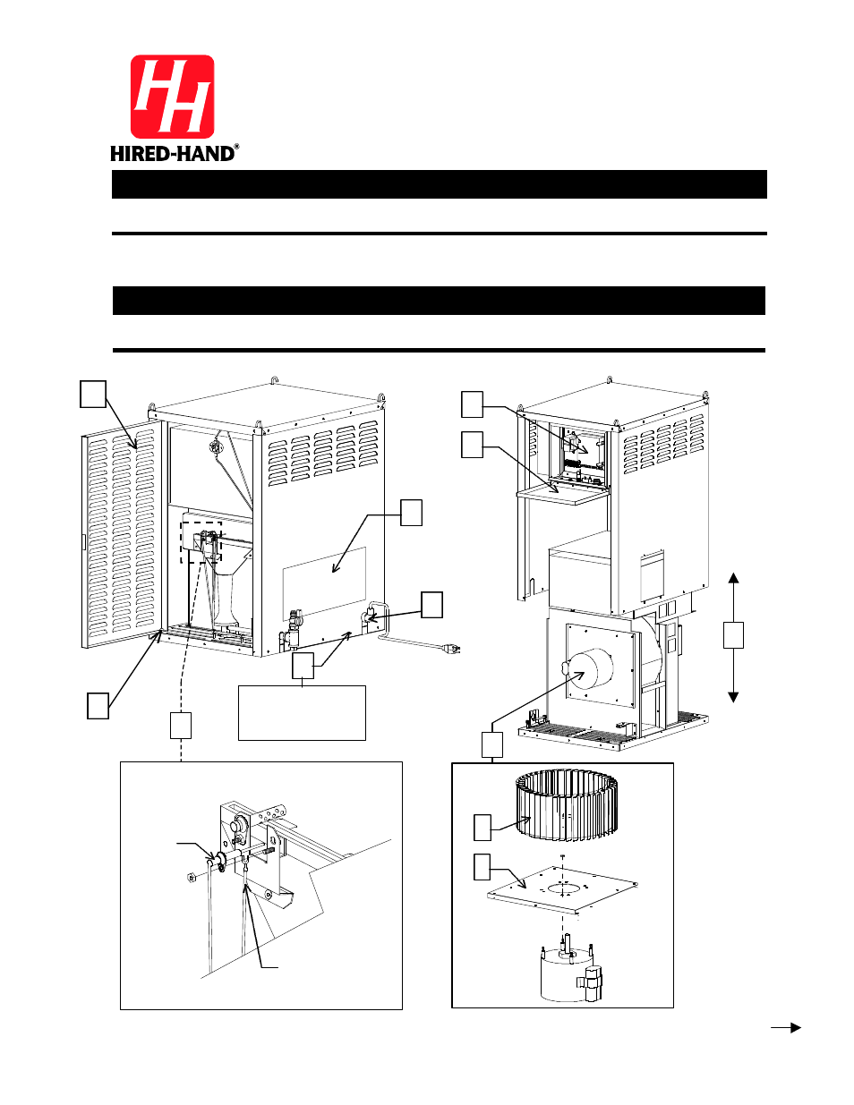 Hired-Hand Super-Savers (Forced Air Heaters) XL: CONVERSION INSTRUCTIONS User Manual | 2 pages