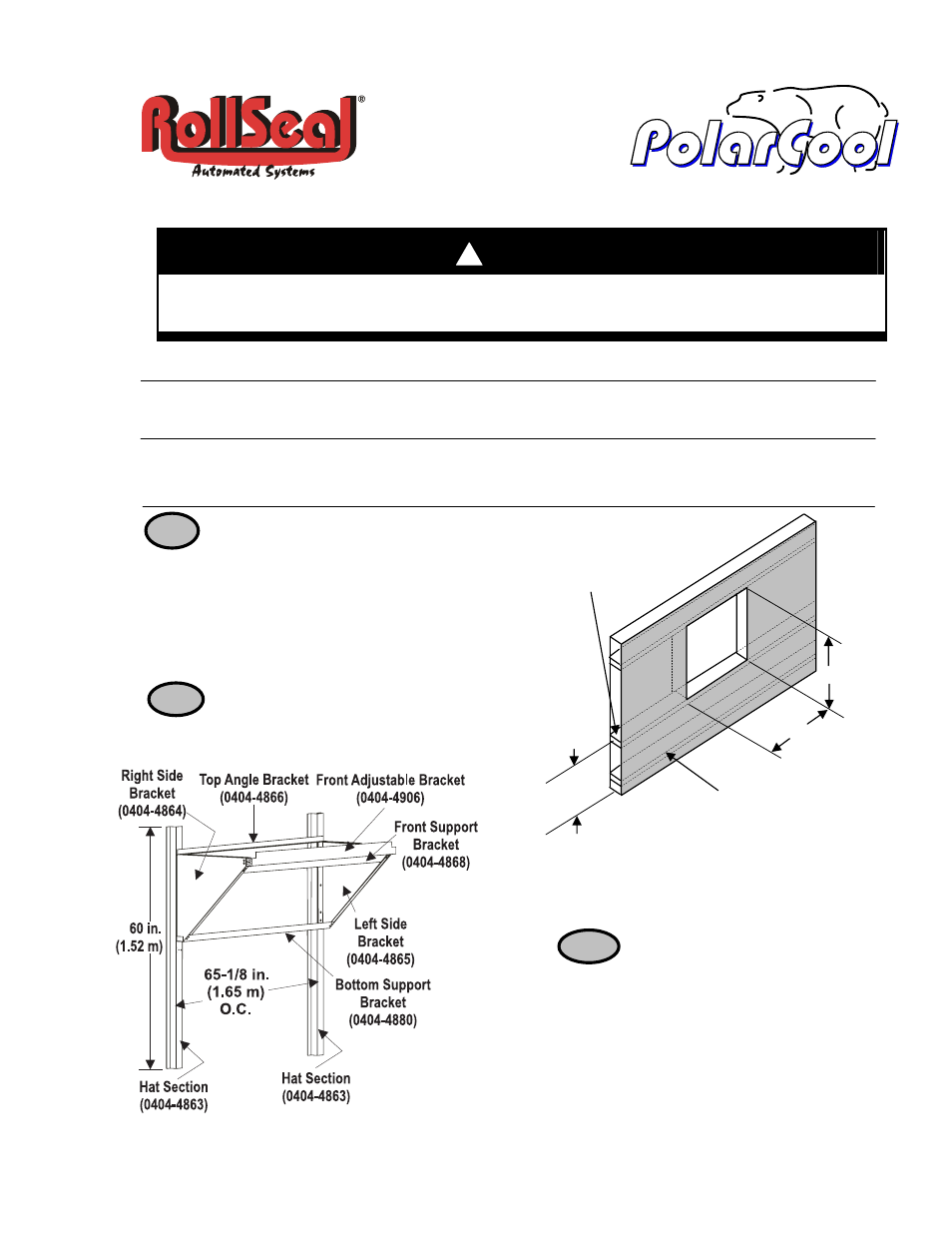 Hired-Hand Polar Cool: Wall Mount Kit User Manual | 4 pages