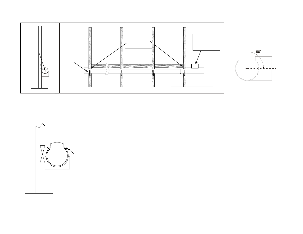 Cut pipe to allow for pads, Side view front view | Hired-Hand Mega-Cool rev 4-08 User Manual | Page 13 / 68