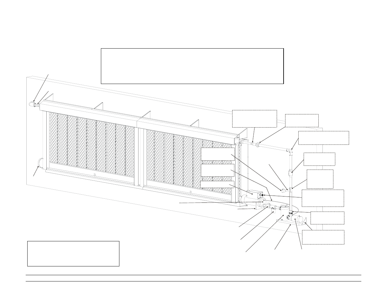Unitized 10’-80’ system, Evaporative cooling part numbers | Hired-Hand Mega-Cool rev 4-08 User Manual | Page 30 / 68