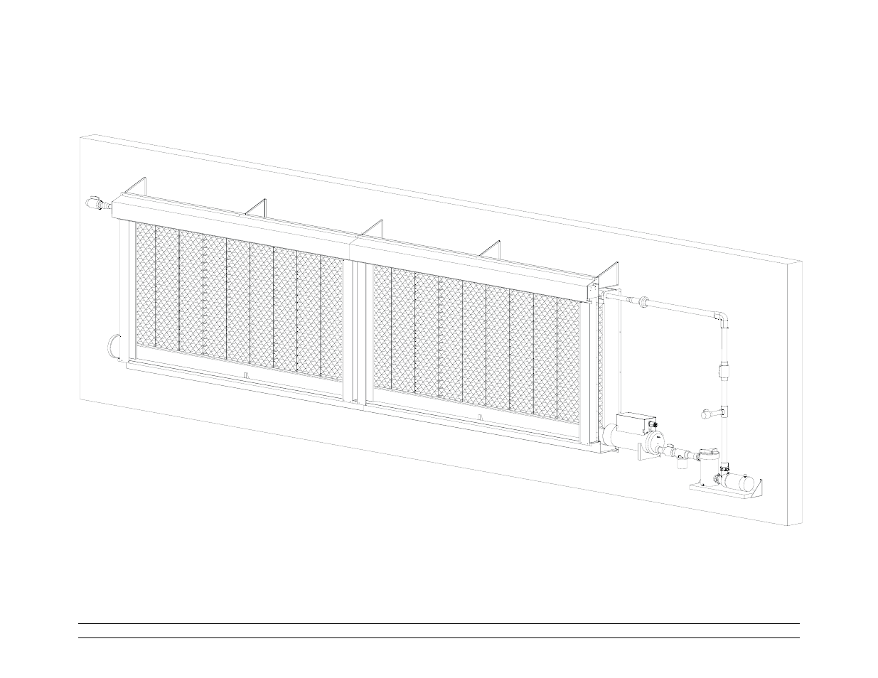 Unitized system drawing | Hired-Hand Mega-Cool rev 4-08 User Manual | Page 5 / 68