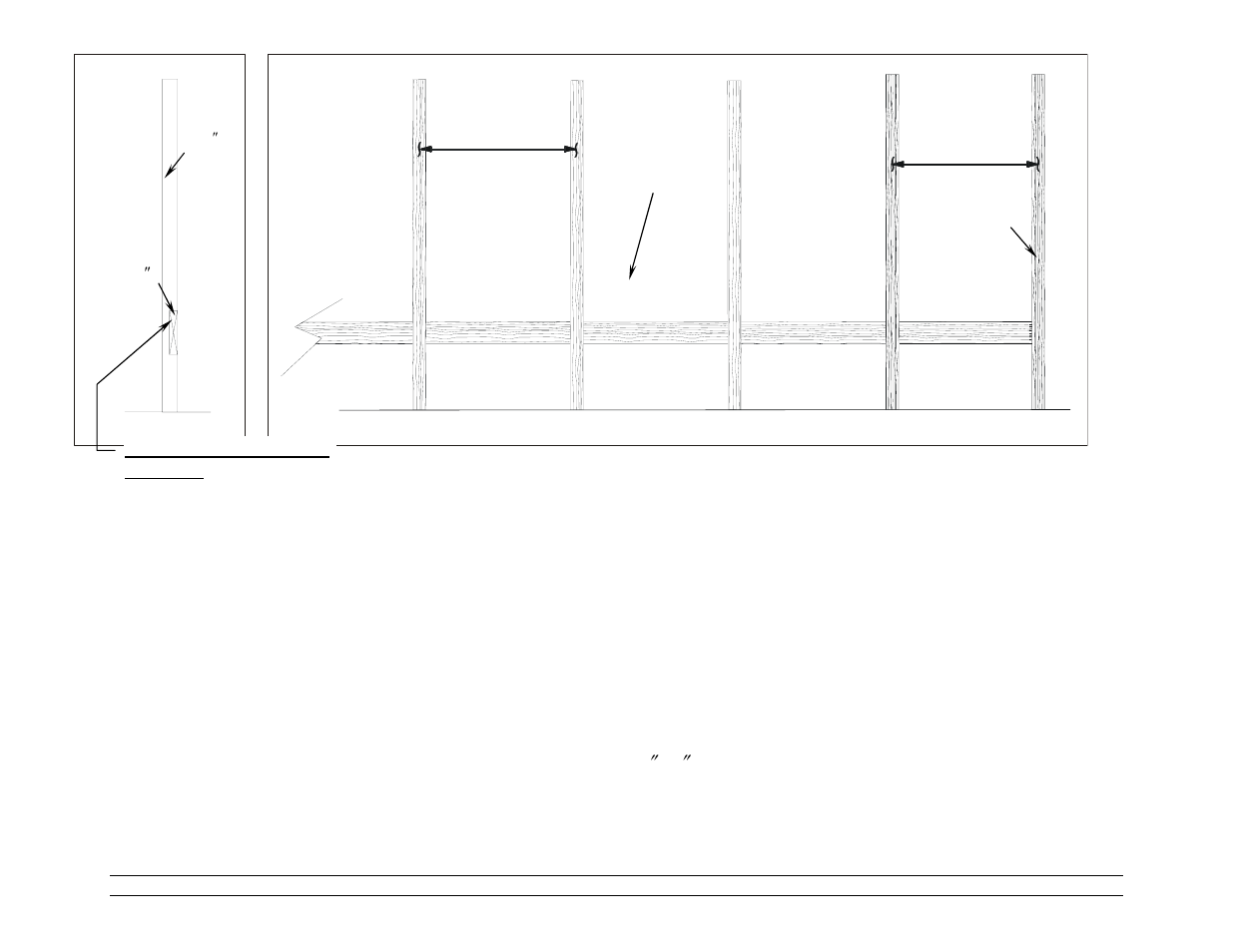 Front view, Framing for agricultural structures | Hired-Hand Mega-Cool rev 4-08 User Manual | Page 9 / 68