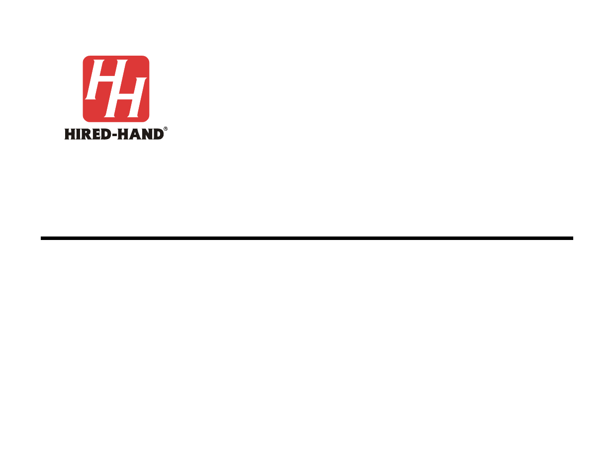 Hired-Hand Unitized Mega Cool: Square Bottom User Manual | 63 pages