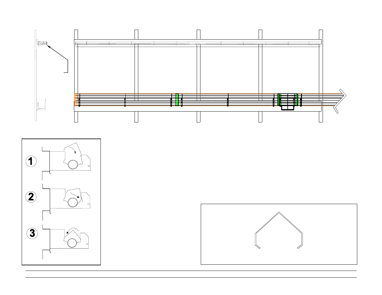 Install splash guards, Front view side view | Hired-Hand Mega-Cool: Square Reservoir User Manual | Page 10 / 24