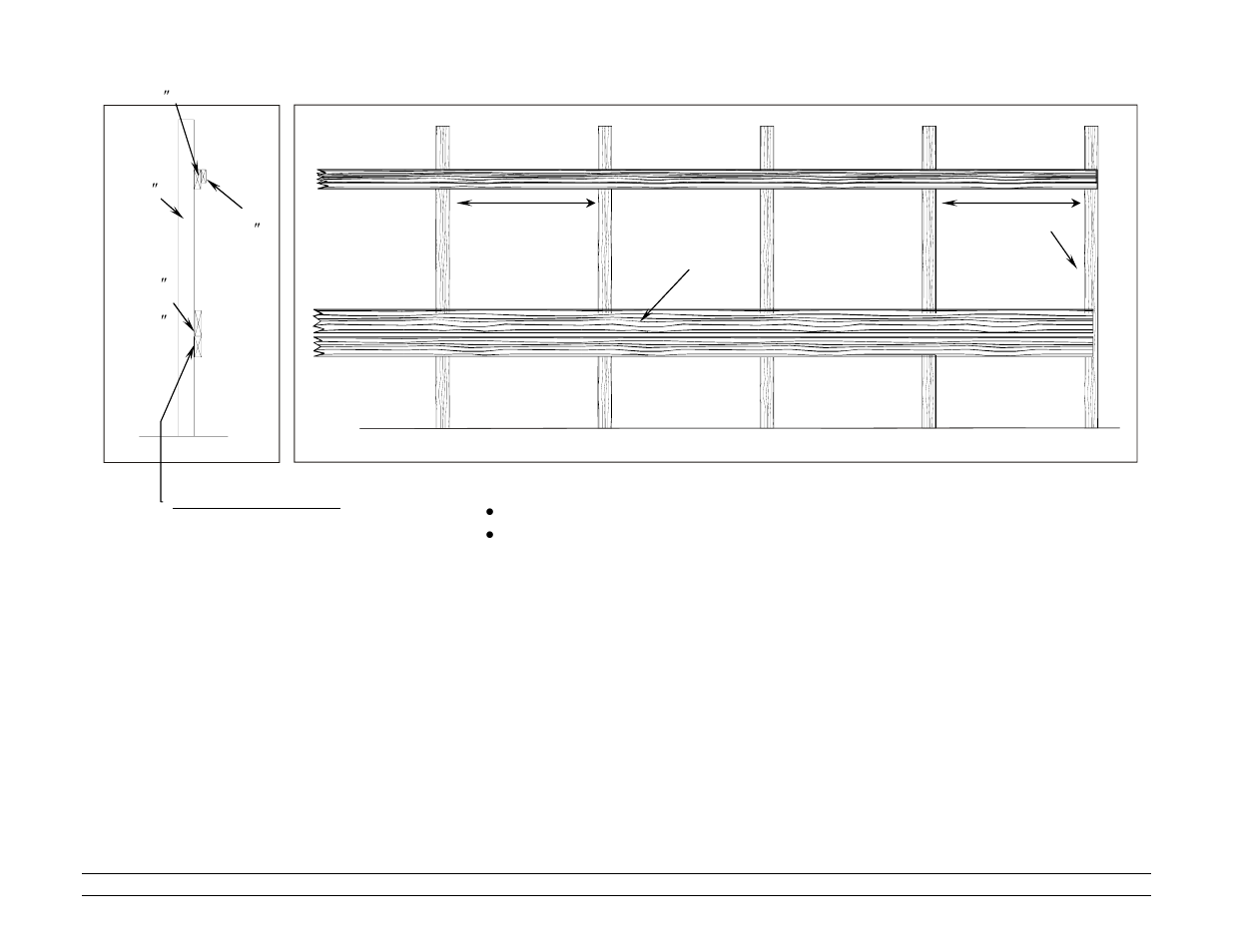 Front view, Framing | Hired-Hand Mega-Cool: Square Reservoir User Manual | Page 5 / 24