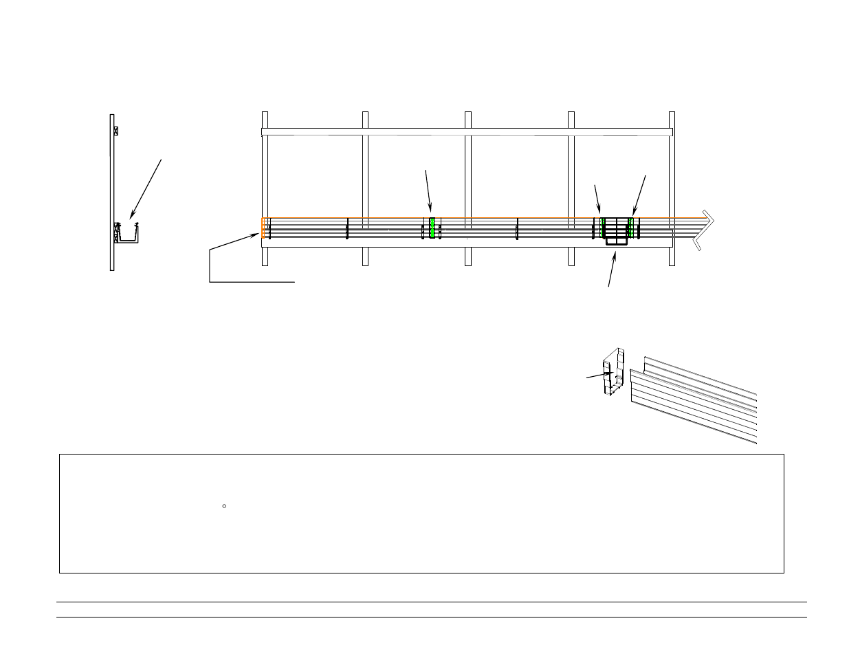 Install pvc flat bottom reservoir, Front view, Side view | Hired-Hand Mega-Cool: Square Reservoir User Manual | Page 7 / 24