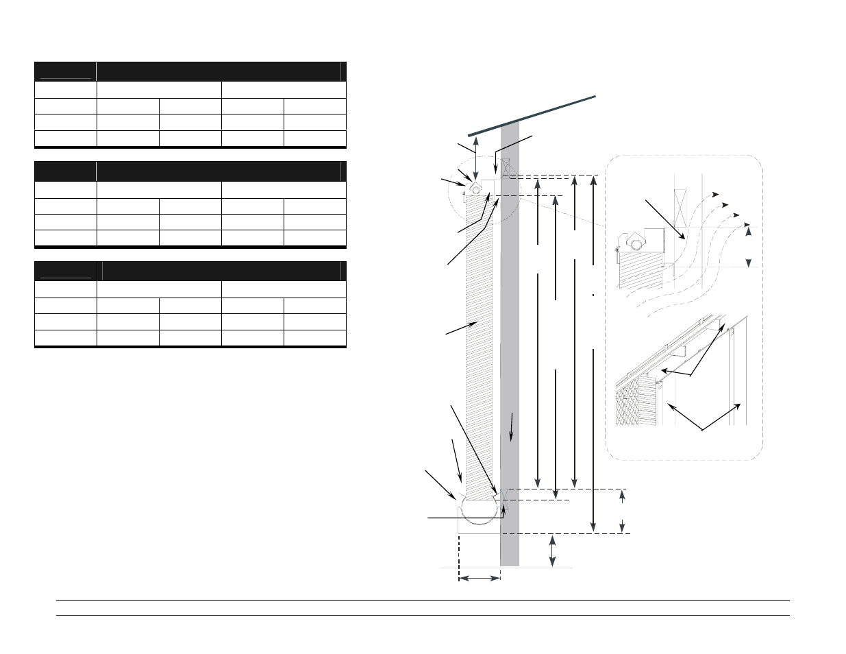 Framing diagram for systems up to 80 ft | Hired-Hand Mega-Cool rev 6-09 User Manual | Page 6 / 46