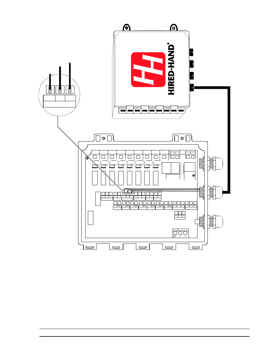 System 1000 power vent, Black red white, Pressure | Red black, Yellow | Hired-Hand System 1000 Power Vent User Manual | Page 28 / 31