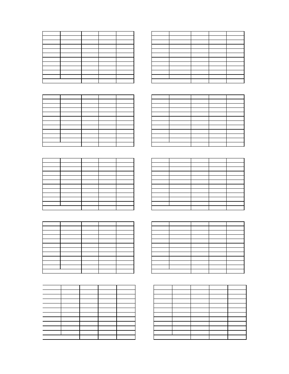 Program 0,4 a b, Program 0,5 a b, Program 0,6 a b | Program 0,8 a b | Hired-Hand System 500 Programs (Conventional Model) User Manual | Page 2 / 5