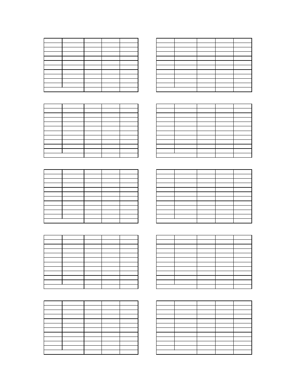 Program 2,0 a b, Program 2,1 a b, Program 2,2 a b | Program 2,3 a b | Hired-Hand System 500 Programs (Conventional Model) User Manual | Page 3 / 5
