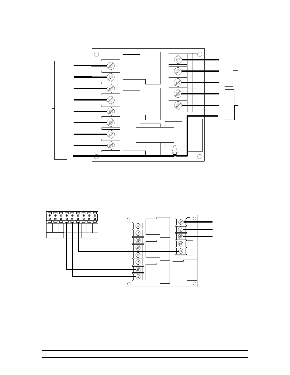 Connecting to 9 wire powertrak, Connecting to 3 wire powertrak, 9 conductor from powertrak | Ac supply control circuit, Pvr-h powertrak | Hired-Hand System 500 Power Curtain Controller User Manual | Page 15 / 31