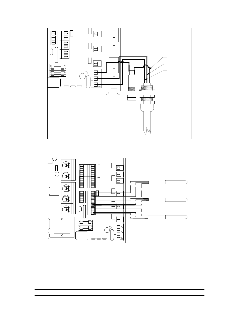 Sensor wiring for system 500 | Hired-Hand System 500 Power Curtain Controller User Manual | Page 16 / 31