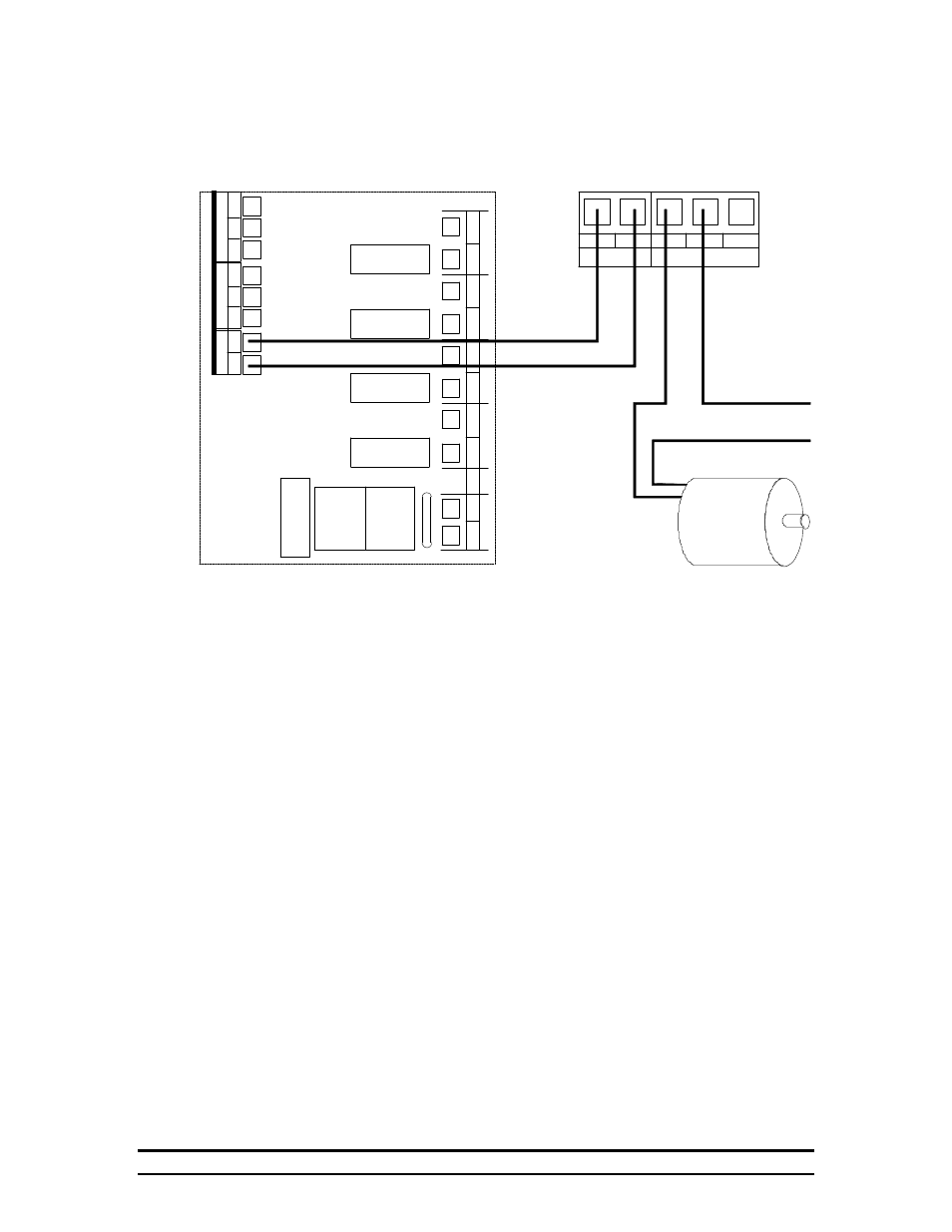 Variable speed wiring, Remote fan drive unit system 1000 power curtain, Ac to fan fan motor | Hired-Hand System 1000 Power Curtain Eight Stage Controller User Manual | Page 17 / 34