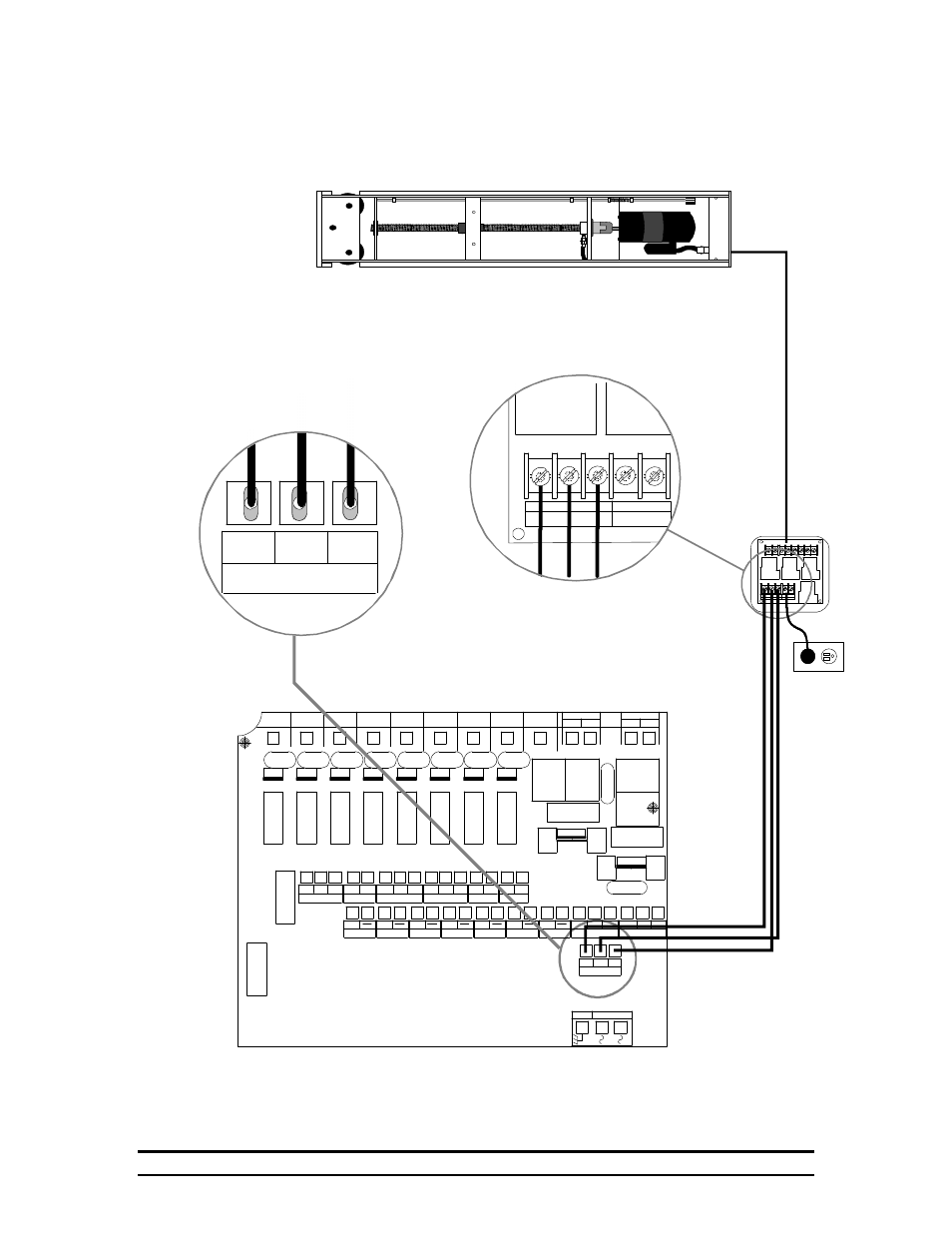 Unit 2 nine conductor, Power unit control red white black | Hired-Hand System 1000 Power Curtain Eight Stage Controller User Manual | Page 18 / 34