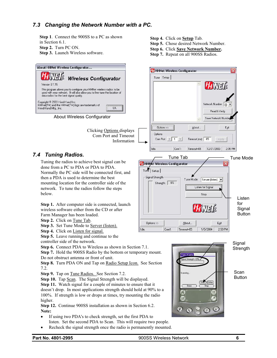 Hired-Hand HH Software: 900SS Wireless Network User Manual | Page 8 / 10