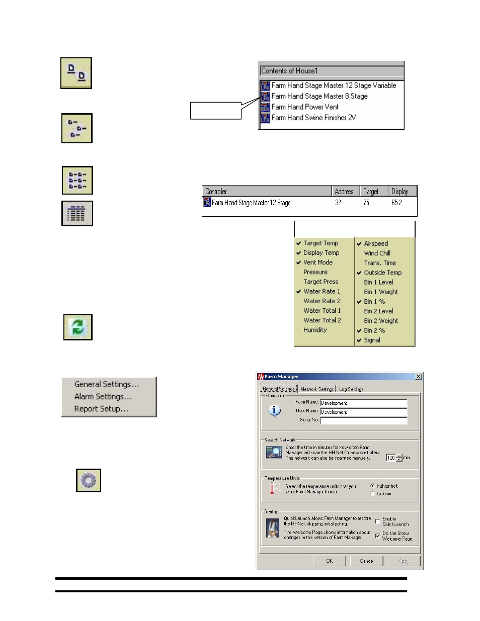 Options menu | Hired-Hand HH Software: Farm Manager User Manual | Page 10 / 22