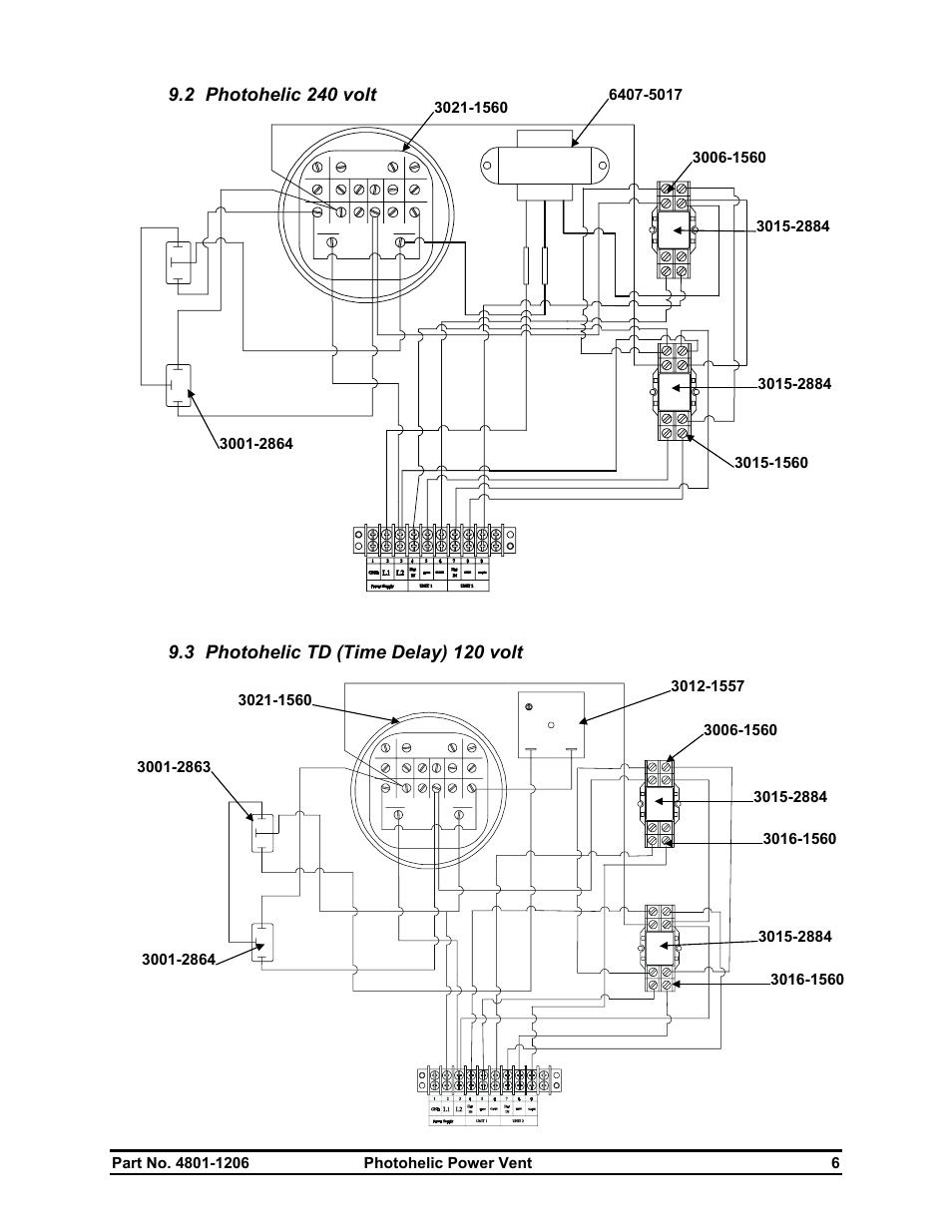 Hired-Hand Electro Mechanical Controls (Relay-Switches): PHOTOHELIC POWER VENT User Manual | Page 8 / 10