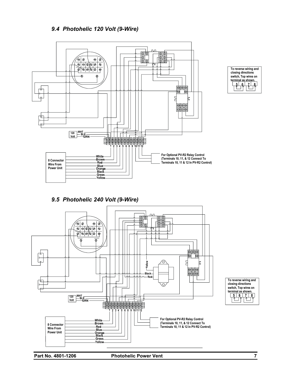 Hired-Hand Electro Mechanical Controls (Relay-Switches): PHOTOHELIC POWER VENT User Manual | Page 9 / 10