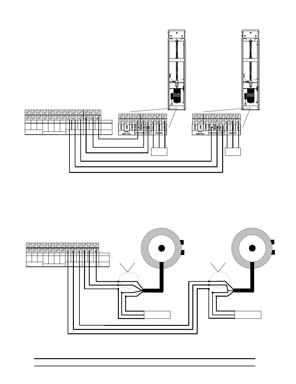 Connection of power trak, Connection of rollseal tube motor, Rollseal tube motor | Hired-Hand Electro Mechanical Controls (Relay-Switches): PT Controller User Manual | Page 6 / 9