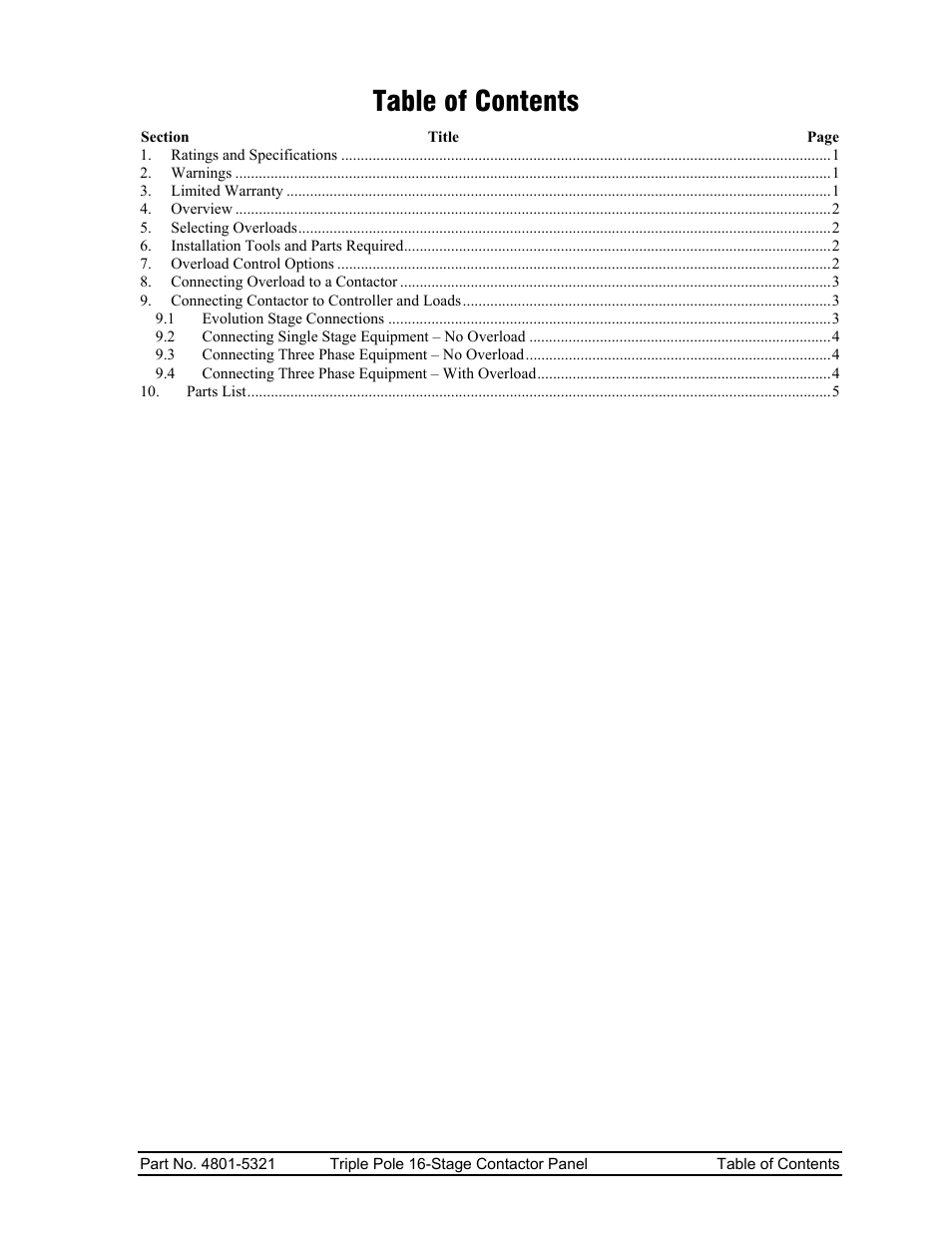 Hired-Hand Contactor Control System (CCS): Triple Pole 16-Stage User Manual | Page 2 / 7