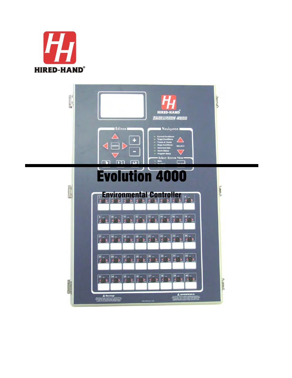 Hired-Hand Evolution 4000 Control System User Manual | 86 pages