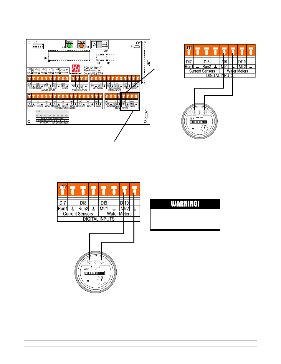 Warning | Hired-Hand Evolution 4000 Control System User Manual | Page 61 / 86