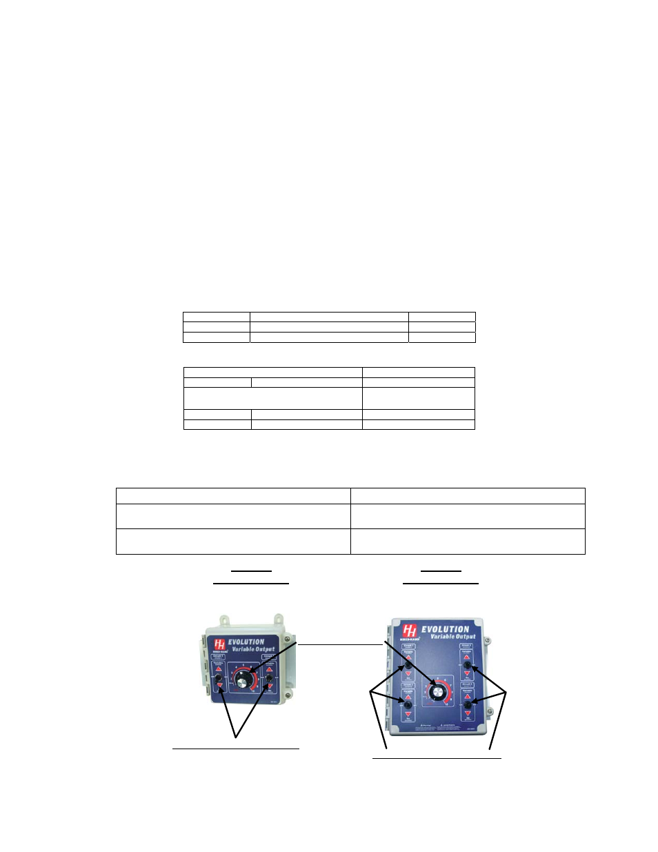 Introduction, Specifications, 1 part numbers and electrical ratings | 2 features, Ev-var 4kw / 4hp ev-var 8kw / 8hp | Hired-Hand Evolution Series 3000/3001: Variable Output With Override Pot User Manual | Page 4 / 14