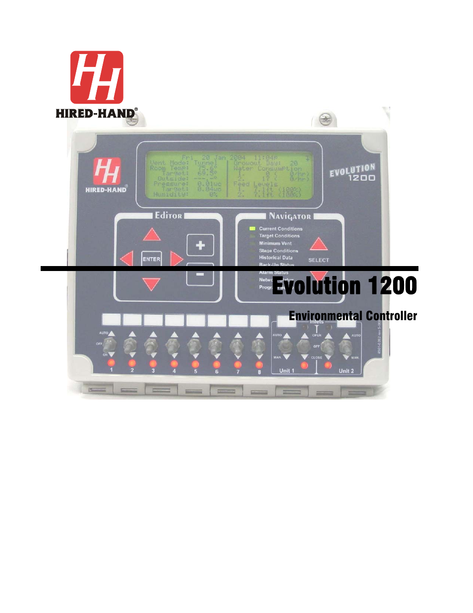 Hired-Hand Evolution Series 1200 User Manual | 64 pages