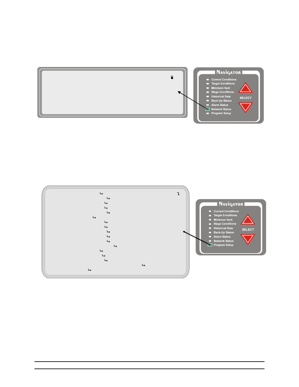 8 network status, 9 program set-up | Hired-Hand Evolution Series 1200 User Manual | Page 24 / 64