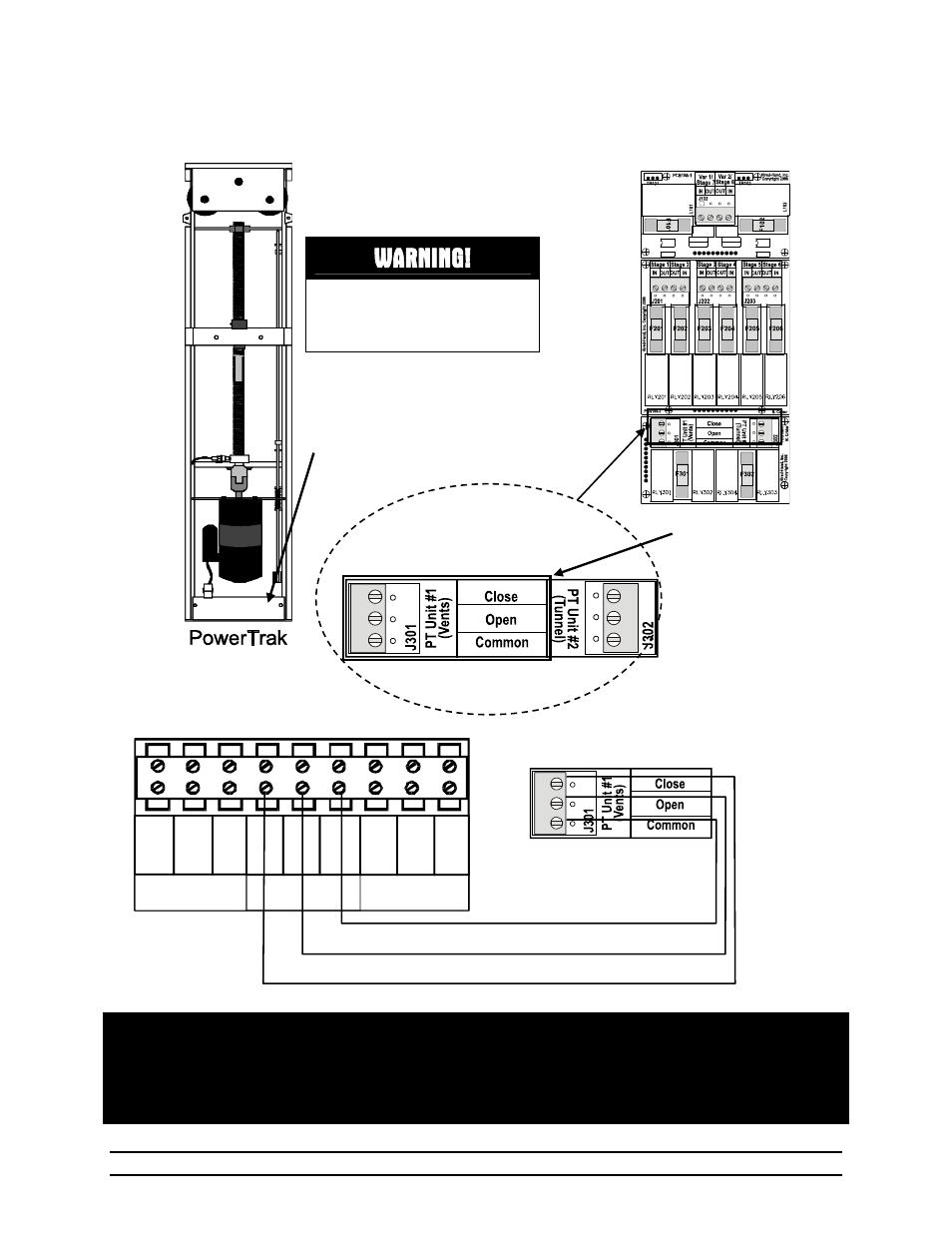 Warning, Powertrak | Hired-Hand Evolution Series 1200 User Manual | Page 47 / 64