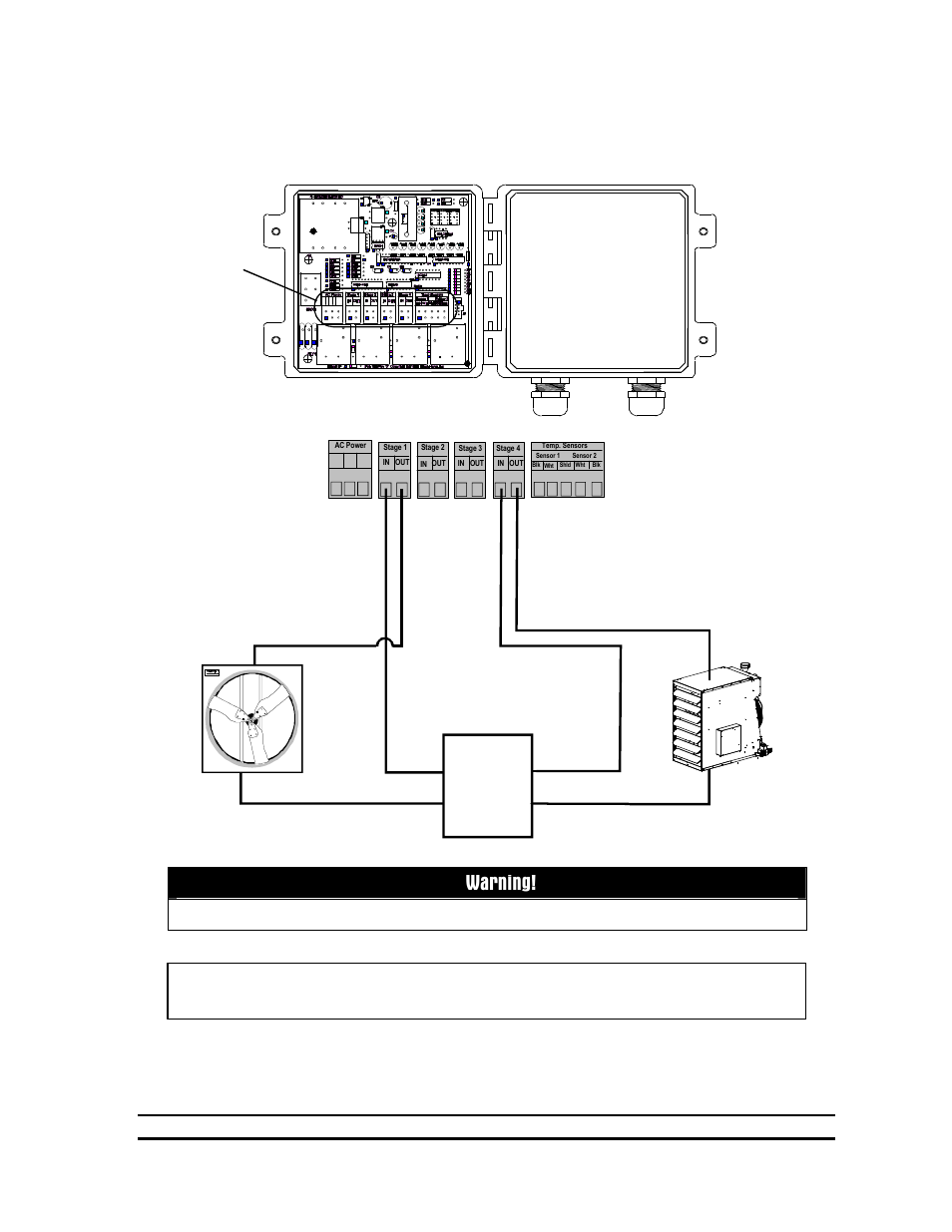 2 connecting equipment directly to a 4 st, Warning, Inset 1 | Hired-Hand Farm Hand Series: ST Temperature Controllers User Manual | Page 18 / 27