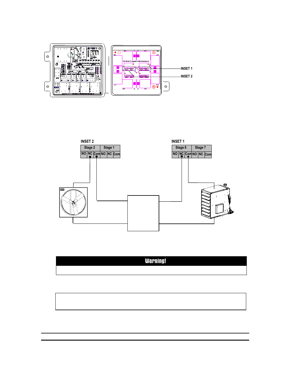 3 connecting stages to a farm hand 8 st, Warning | Hired-Hand Farm Hand Series: ST Temperature Controllers User Manual | Page 19 / 27