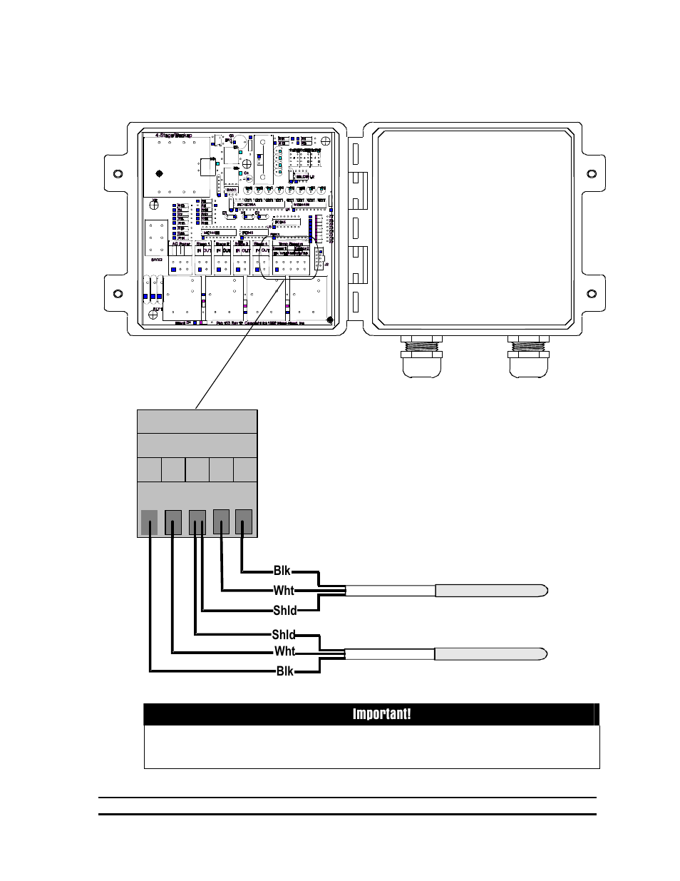 4 sensor wiring, Important | Hired-Hand Farm Hand Series: ST Temperature Controllers User Manual | Page 20 / 27