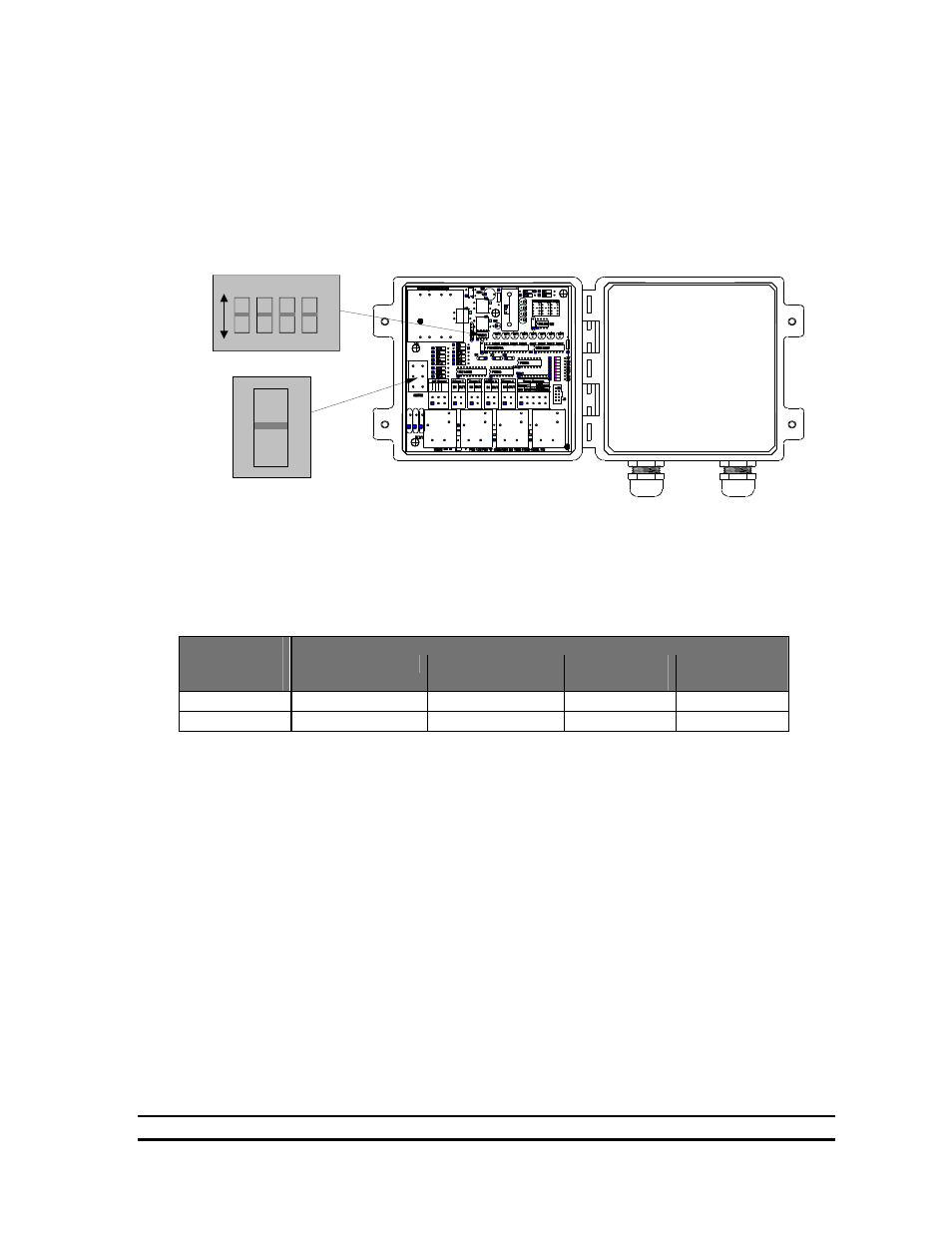Adjust switches, 1 switch locations, 2 farm hand 4-st switch settings | Hired-Hand Farm Hand Series: ST Temperature Controllers User Manual | Page 6 / 27