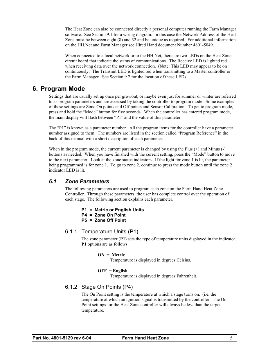 Program mode | Hired-Hand Farm Hand Series: Heat Zone User Manual | Page 7 / 23