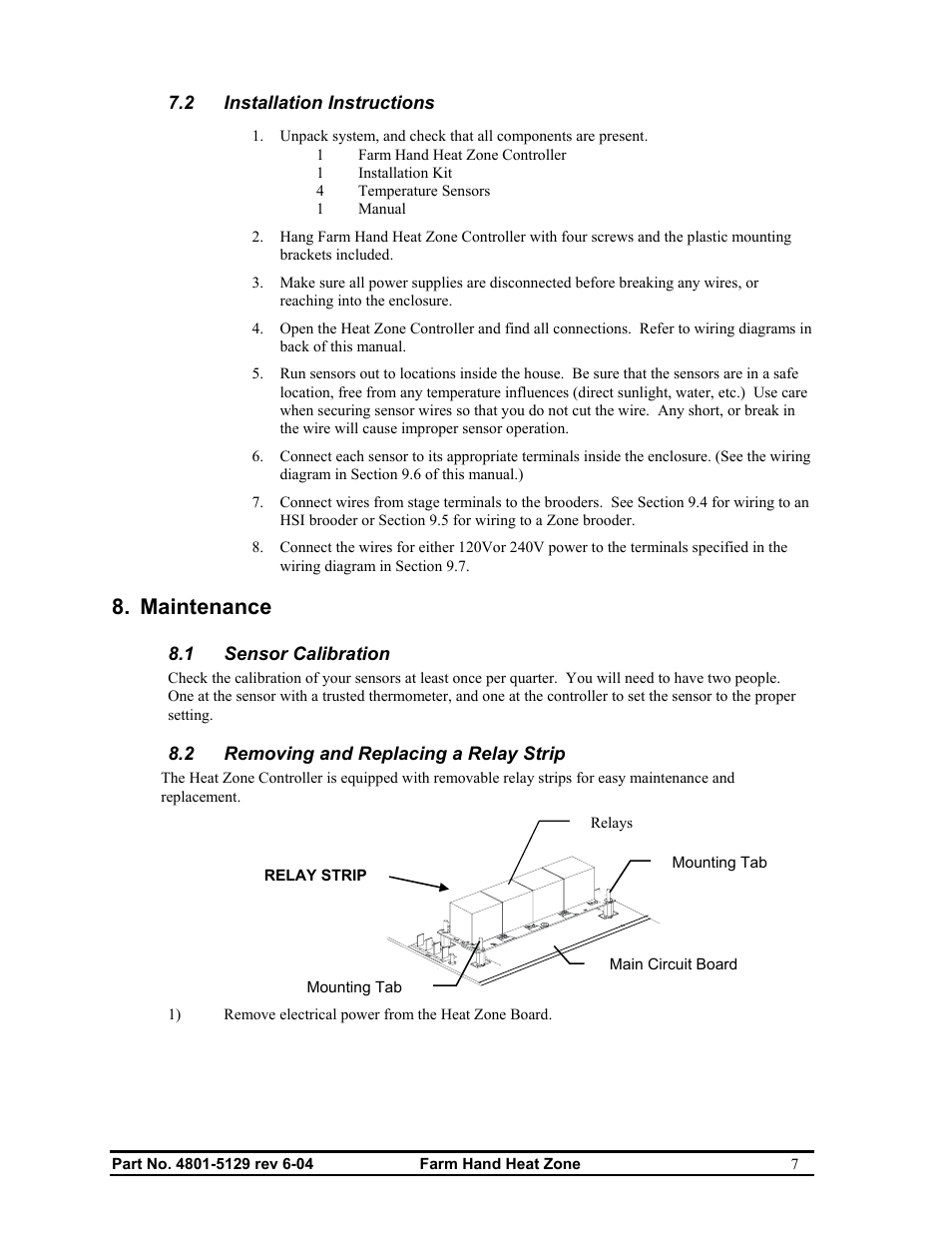 Maintenance | Hired-Hand Farm Hand Series: Heat Zone User Manual | Page 9 / 23