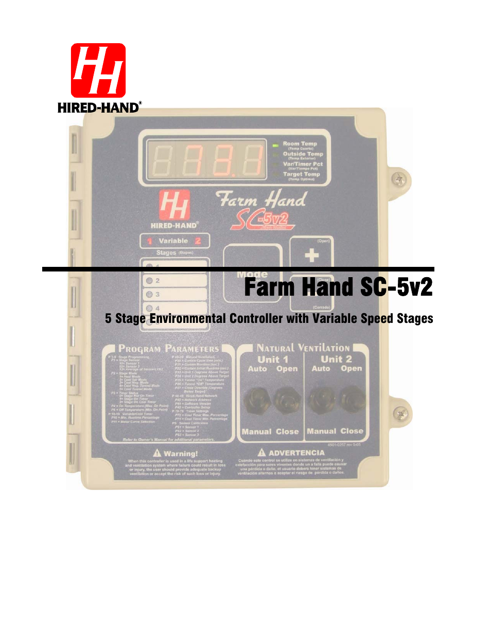 Hired-Hand Farm Hand Series: SC-5v2 User Manual | 40 pages