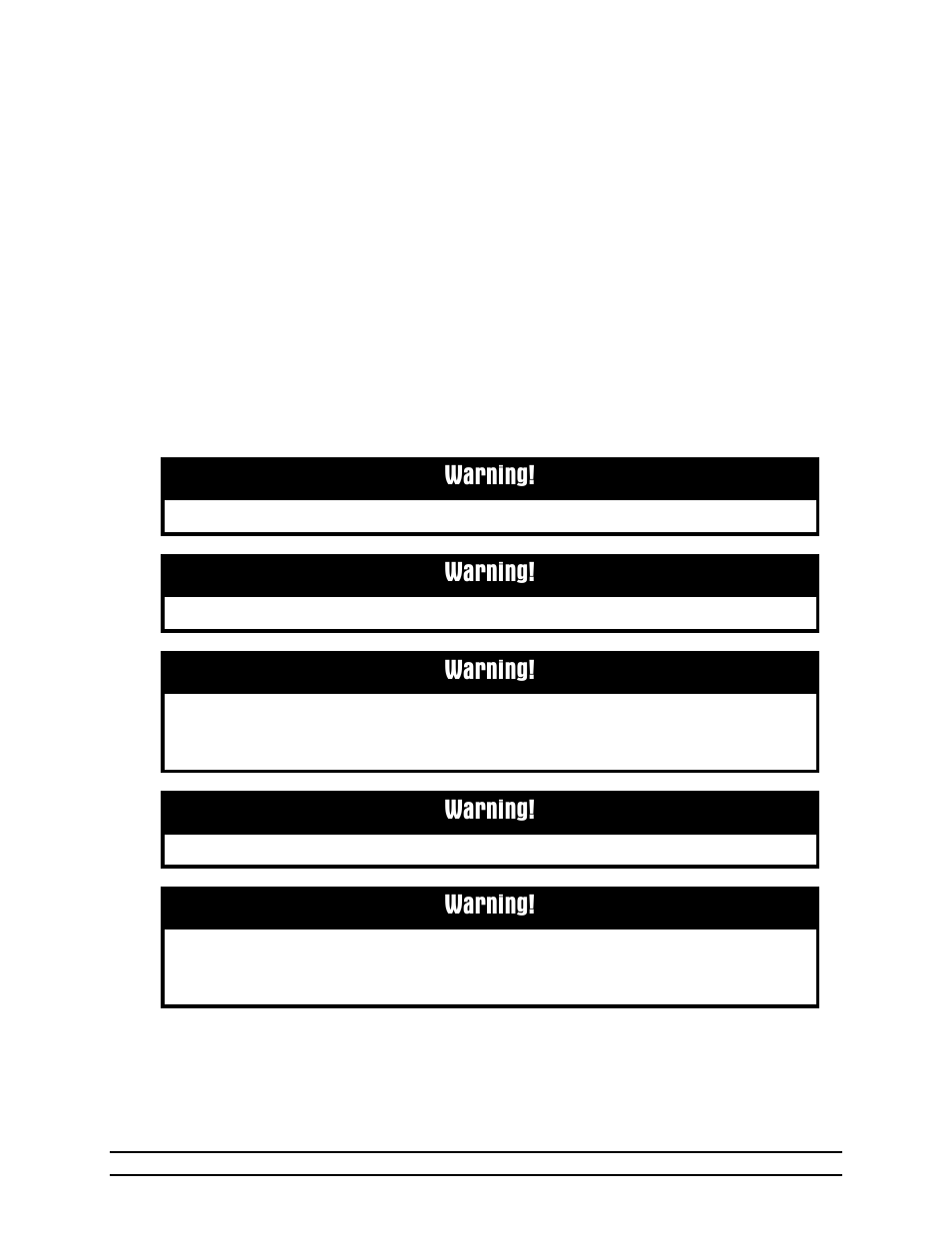 Warning, Ratings and specifications, Warnings | Hired-Hand Farm Hand Series: SC-5v2 User Manual | Page 4 / 40