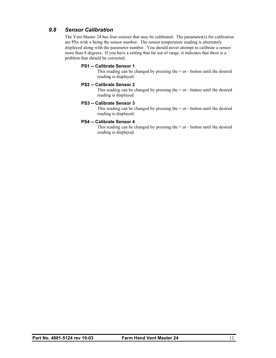 Hired-Hand Farm Hand Series: Vent Master 24 User Manual | Page 14 / 40
