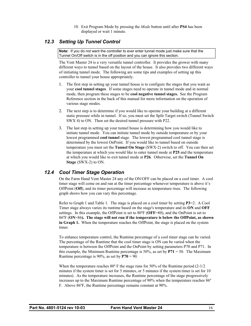 Hired-Hand Farm Hand Series: Vent Master 24 User Manual | Page 18 / 40