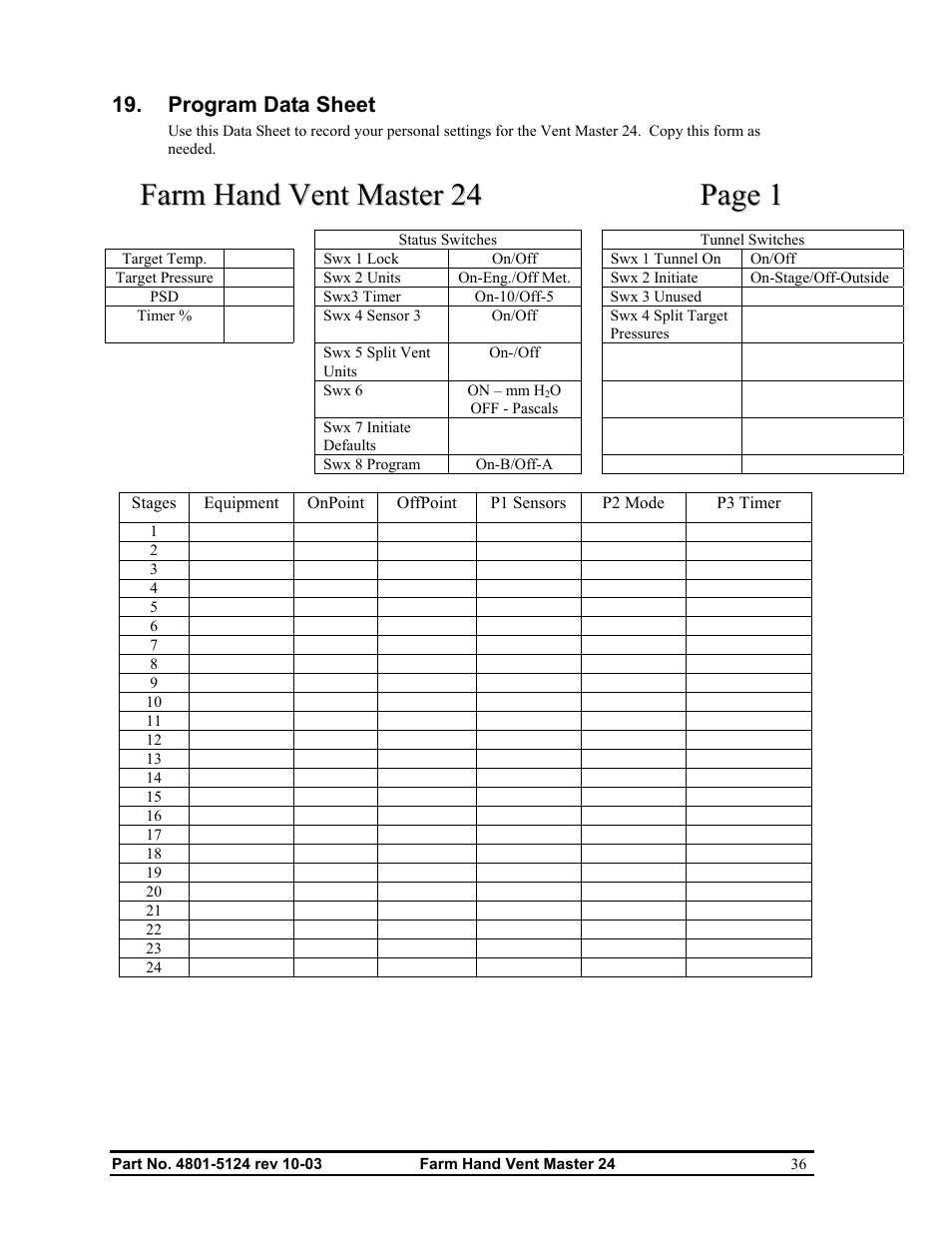 Hired-Hand Farm Hand Series: Vent Master 24 User Manual | Page 38 / 40